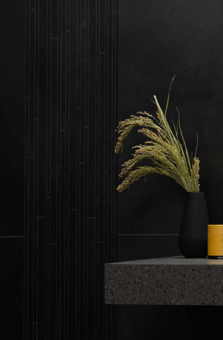 Decorative Black Accent Panel